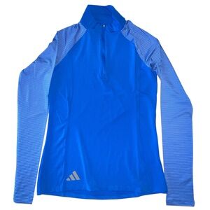 Adidas Women’s Golf Long Sleeve Quarter Zip Mock Neck Athletic Shirt XS NWT